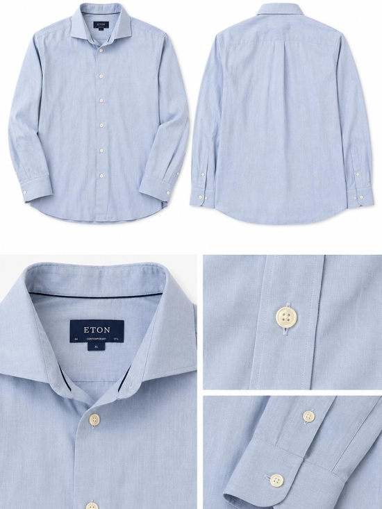Eton Other - Eton Pale Blue Button-Down Dress Shirt